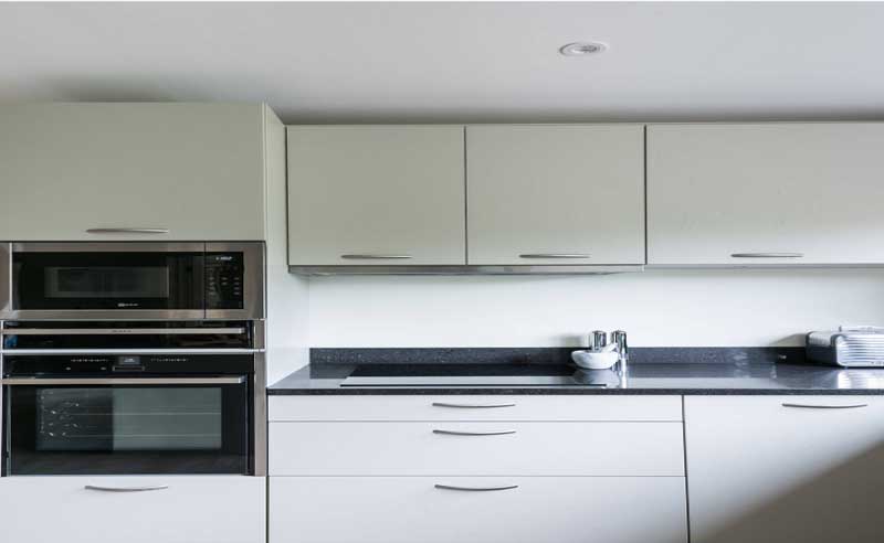 gurgaons largest modular kitchen brand with over 2000 customers provided a white acrylic kitchen