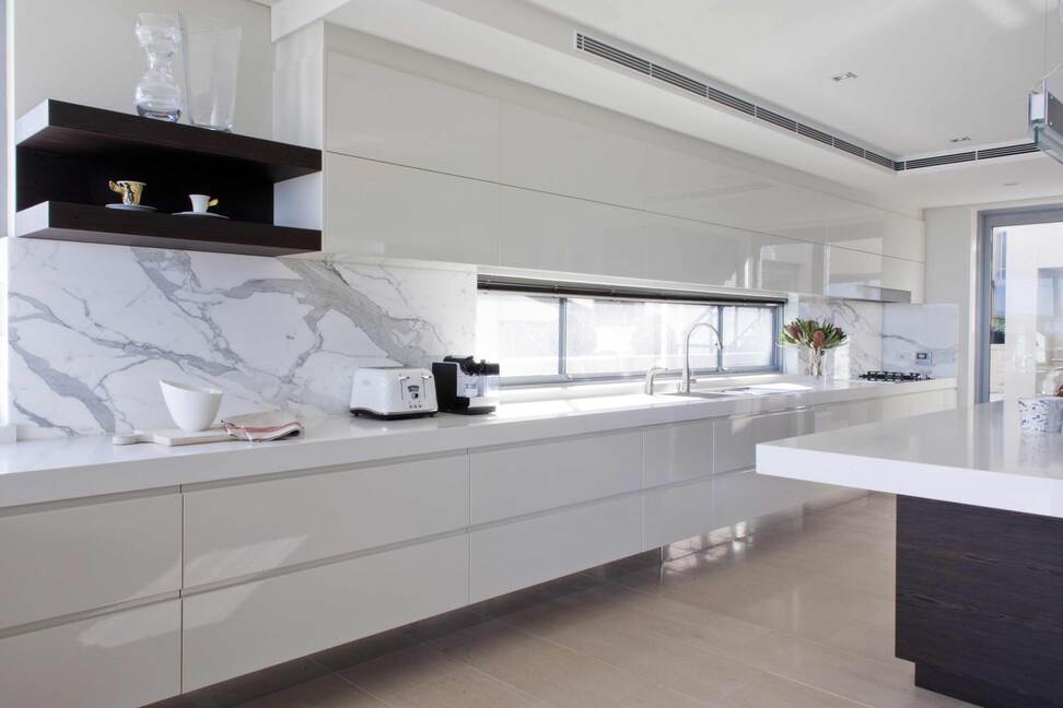handleless white kitchens by design indian kitchen company in gurgaon