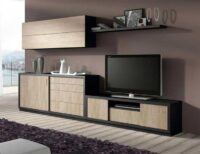 brilliantly planned tv unit with laminated shutters and blum fittings in gurgaon and delhi