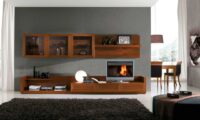 tv units for living room with ample storage manufactured by the design indian kitchen gurgaon team