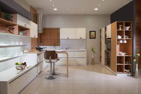 modular kitchen with island and storage with dining, this is an beautiful polished modular kitchen made in gurgaon and delhi